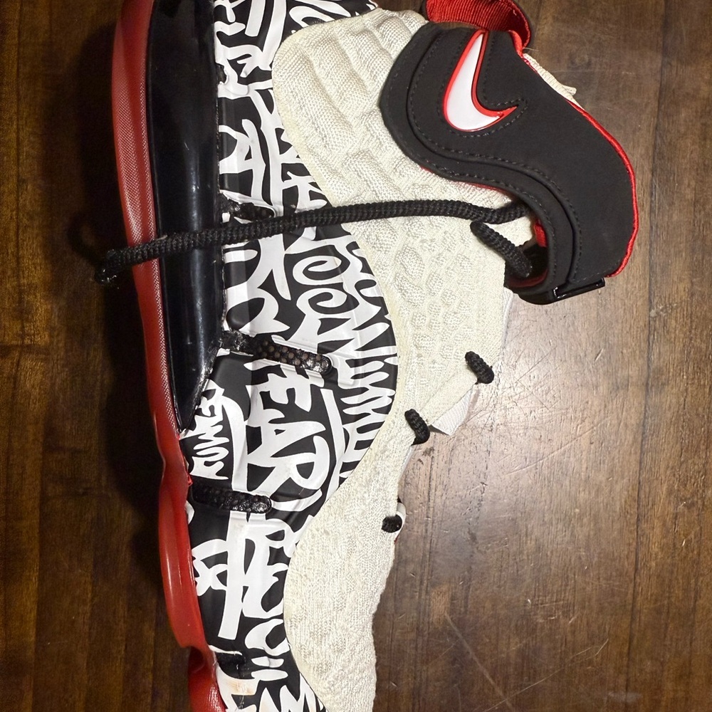 Stylish Kids Sneakers with Red and Black Accents